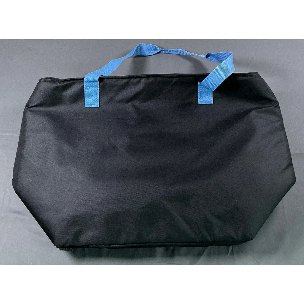 Igloo XL Market Tote Cooler Bag 54 Can Insulated Herringbone Black Artic Haze